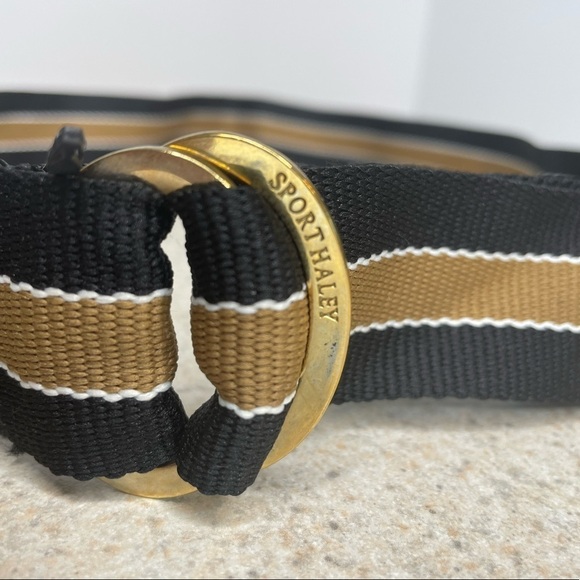 NWT Double Loop Black and Tan Belt Size L/XL - Picture 5 of 6